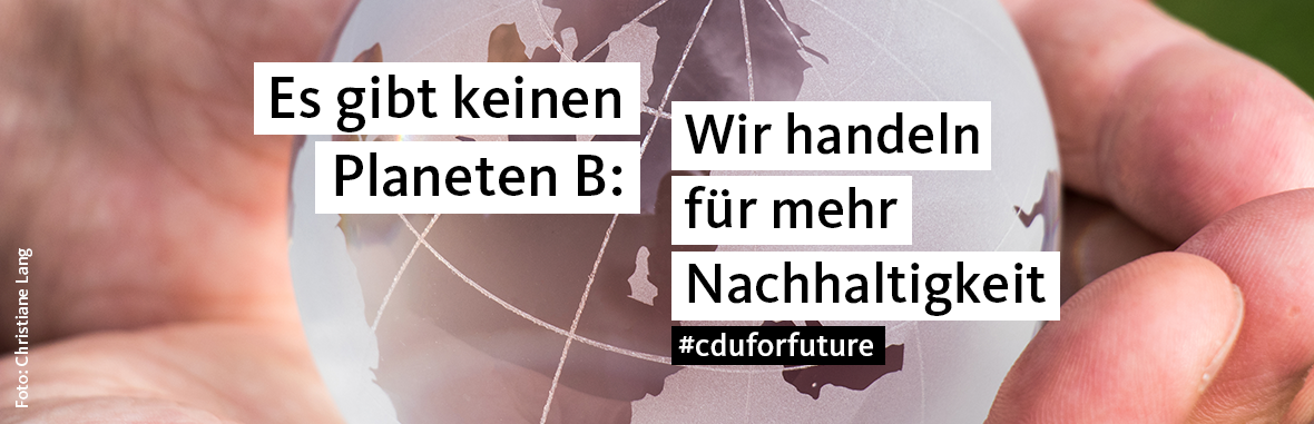 Klimadialog - eine gemeinsame Initiative von CDU & CSU